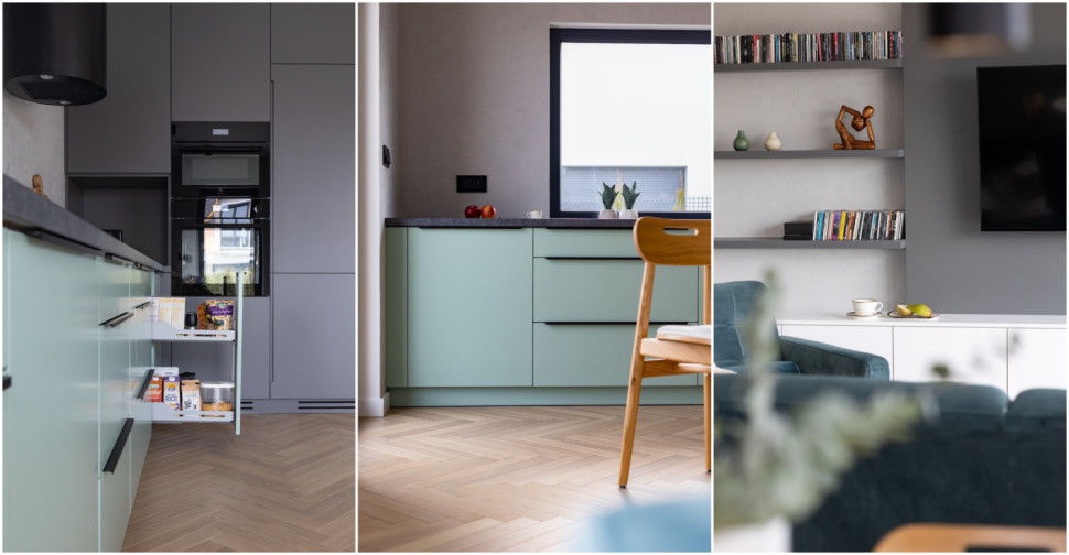 Do realizacji zostały wykorzystane półki w linii Silver.