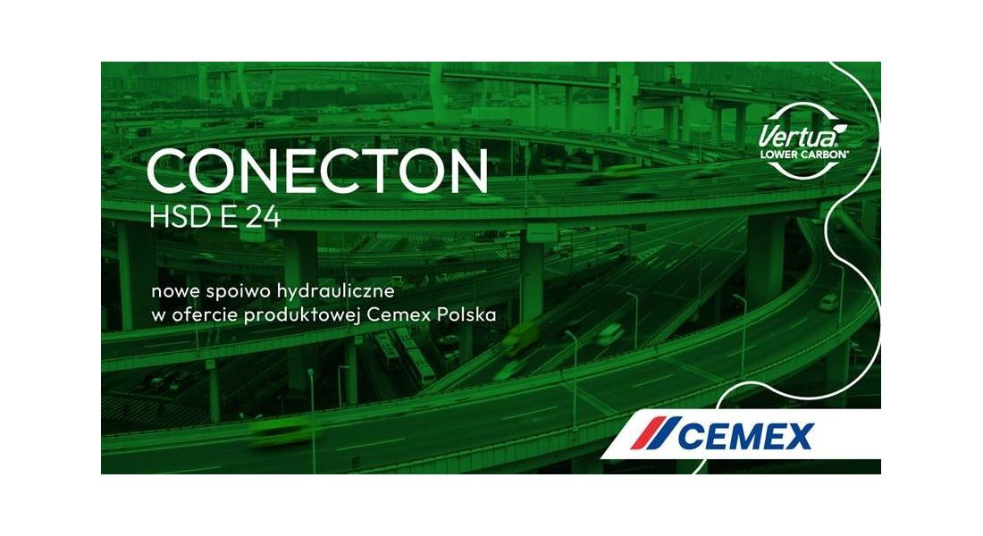 Niskoemisyjne spoiwo drogowe CONECTON HSD E 24 w ofercie Cemex Polska