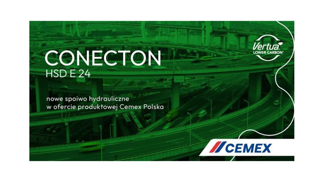 Niskoemisyjne spoiwo drogowe CONECTON HSD E 24 w ofercie Cemex Polska