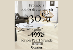 Promocja Barlinek - do 30% na podłogi drewniane
