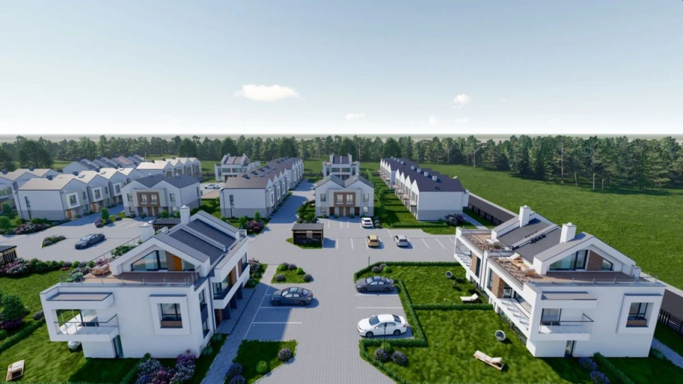 Wizualizacja przedstawiaja inwestycję NICE HOME od DZP Invest