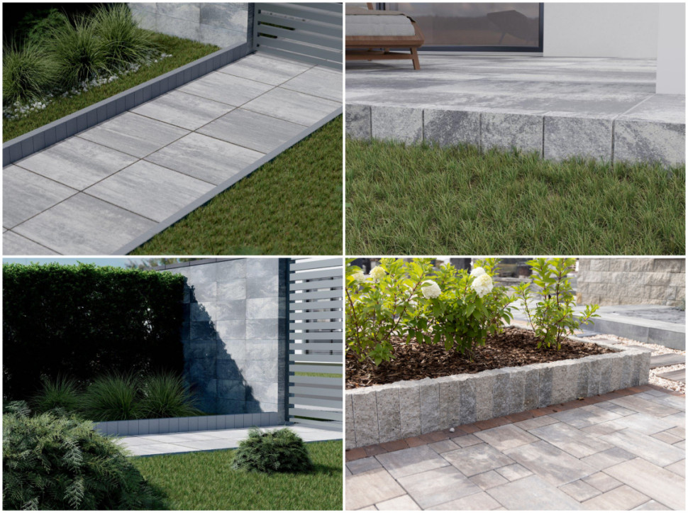 Obrzeża i palisady powszechnie służą do wzmocnienia konstrukcji nawierzchni