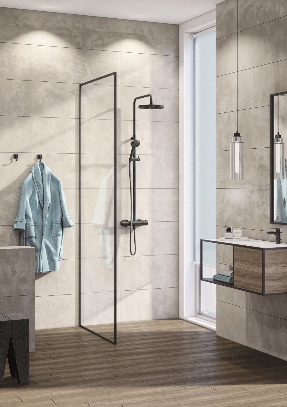 W większości sytuacji panele prysznicowe są projektowane do instalacji na ścianie