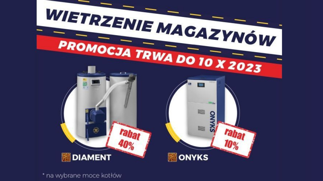 Promocja na kotły pelletowe firmy Zębiec