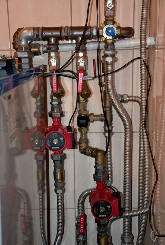 Instalacja przy kotle