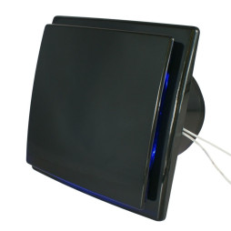 Wentylator łazienkowy z oświetleniem led OK100 Black-Blue Light