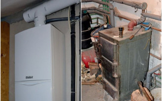 Oszczędne ogrzewanie w domu - dwa kotły i solary