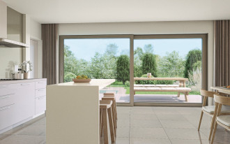 Wyjście na taras w inteligentnym stylu