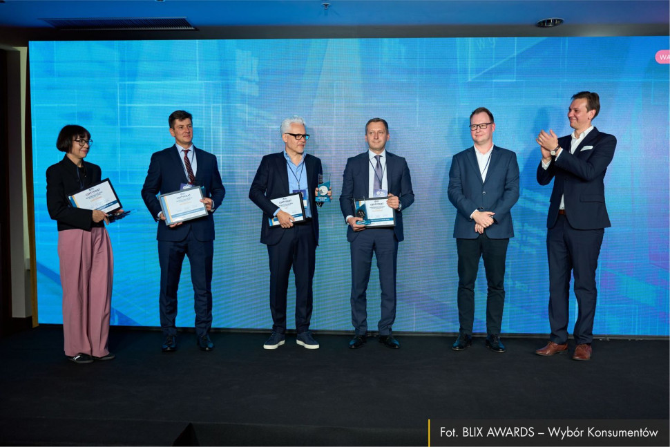 Grupa PSB z certyfikatem BLIX AWARDS - Wybór Konsumentów 2023: wręczenie nagród