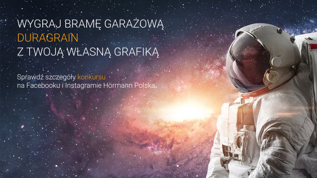 Konkurs Hörmann na bramę garażową z własną grafiką!