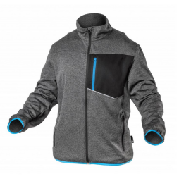 NISTER bluza techniczna szary melanż/niebieska L (52)