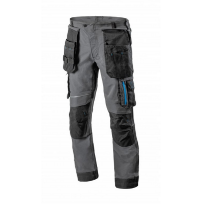 TAUBER spodnie ochronne 4-way stretch ciemnoszare L (52)