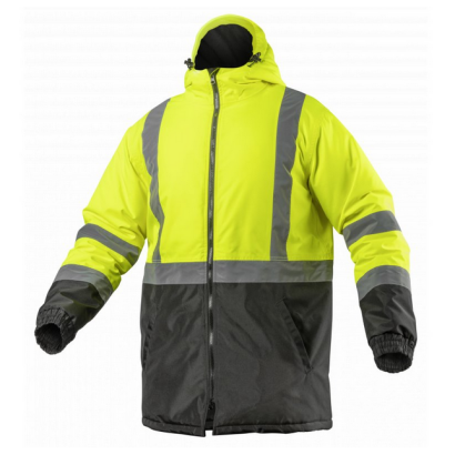 LEDA kurtka ostrzegawcza parka ocieplana żółta L (52)