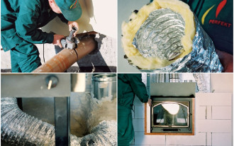 System dystrybucji gorącego powietrza