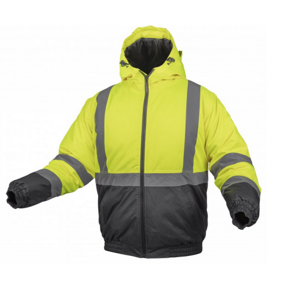 OKER kurtka ostrzegawcza ocieplana żółta L (52)