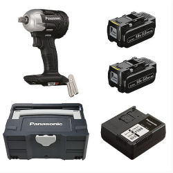 Klucz udarowy 18V Panasonic EY75A8 1/2 cal + Systainer + 2x 5.0Ah + ładowarka