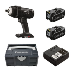 Klucz udarowy 18V Panasonic EY7552 1/2 cal + Systainer + 2x 5.0Ah + ładowarka