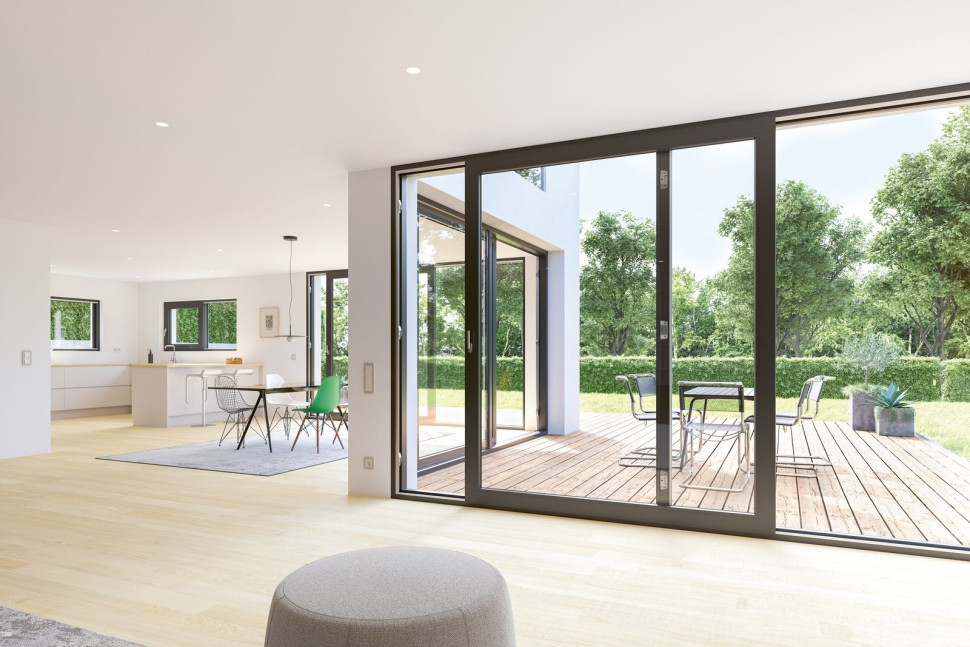 Okna tarasowe przesuwne (fot. Salamander)