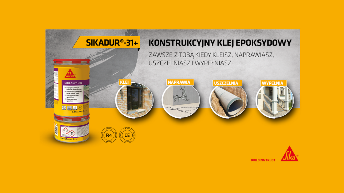 Klej Sikadur®-31+ - wielozadaniowość produktu