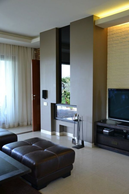 Kominek z płaszczem wodnym używany jest, kiedy temperatura na zewnątrz spada poniżej -10°C