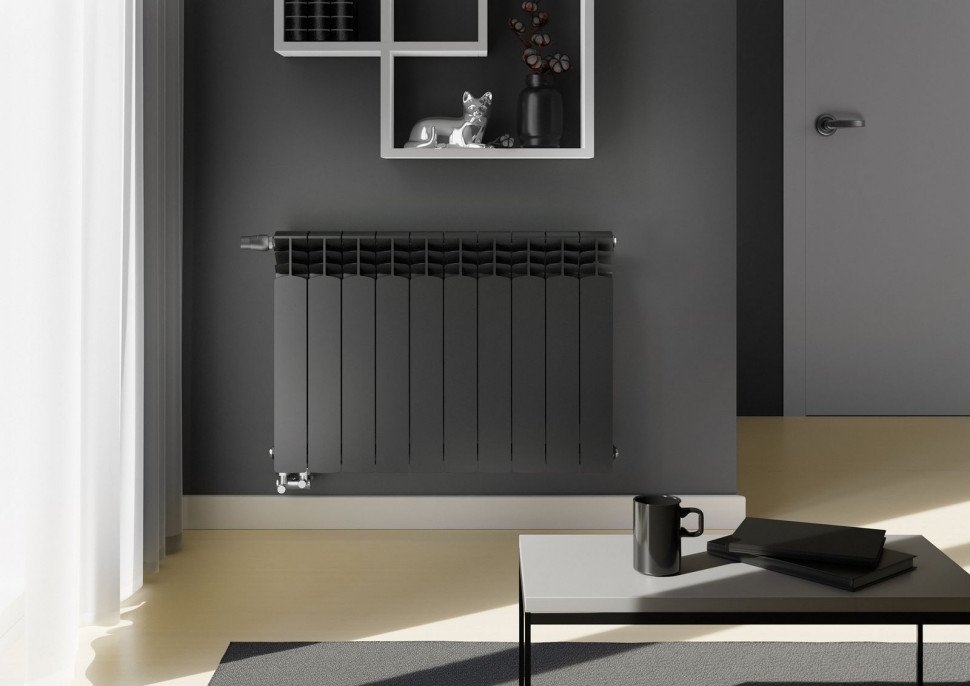 Opatentowane przez KFA Armatura dolne podłączenie umożliwia łatwy montaż grzejnika