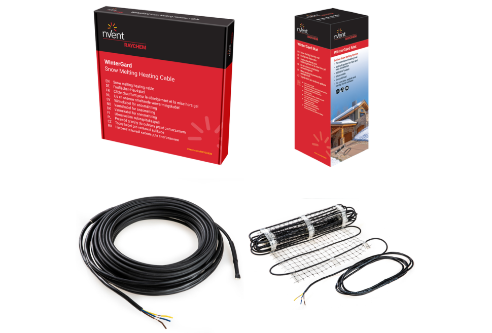 Mata grzewcza nVent RAYCHEM WINTERGARD-MAT i przewód grzejny nVent RAYCHEM WINTERGARD-CABLE