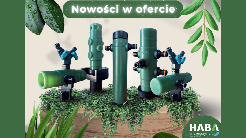 GREEN SHOWER - zraszacze do oczyszczalni HABA