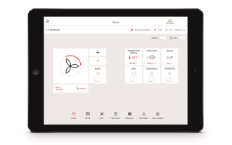 Sterowanie mobilne rekuperatorem AERISnext. Telefon czy tablet? iOS czy Android? Steruj skąd Ci wygodnie