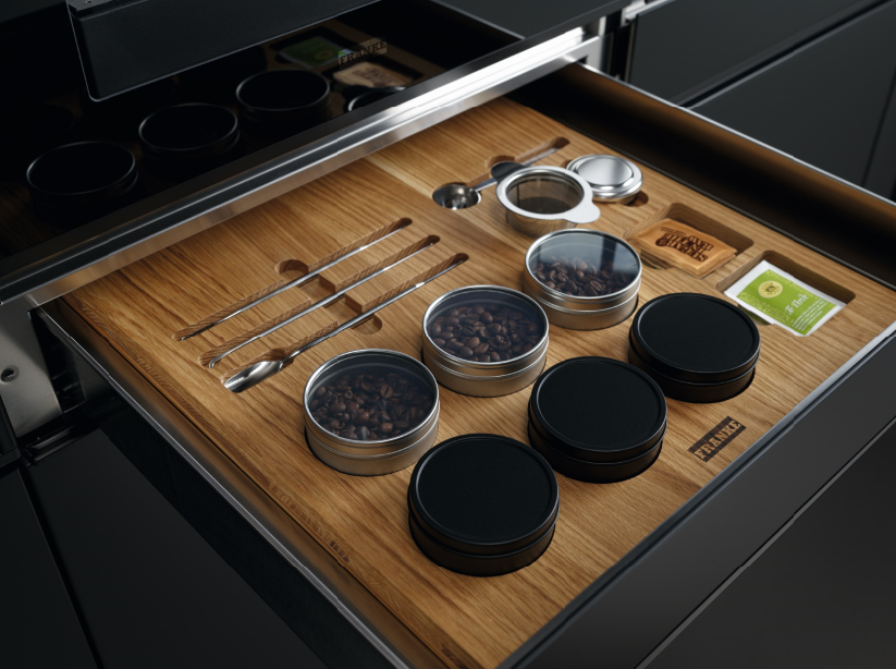 Przewidziano także specjalne pojemniki na liście herbaty