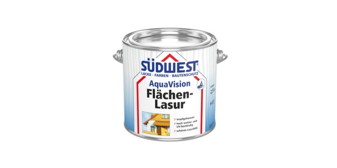 AquaVision Flächen-Lasur - ochrona malowanej powierzchni na lata
