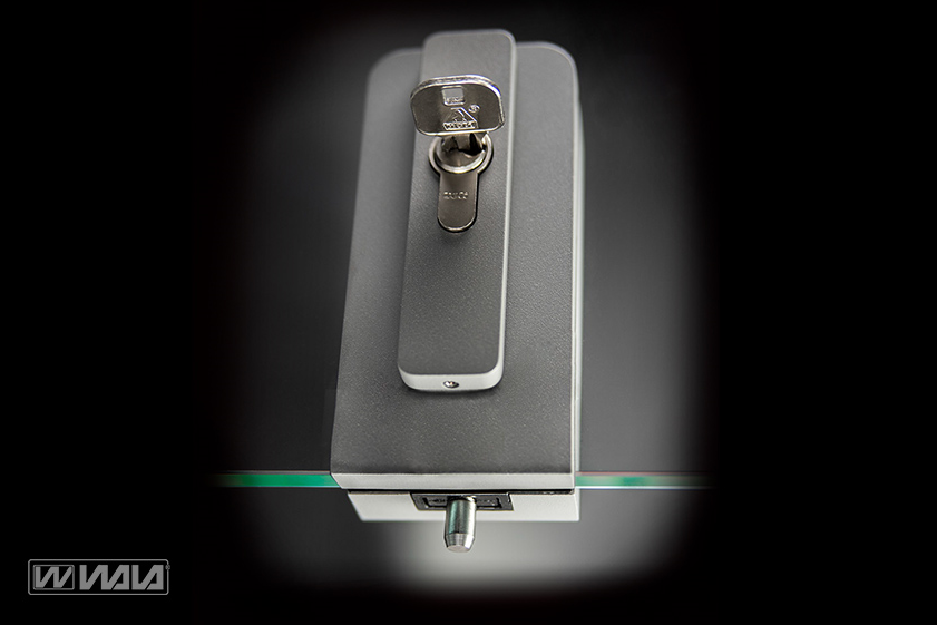 Zamek do drzwi ze szkła