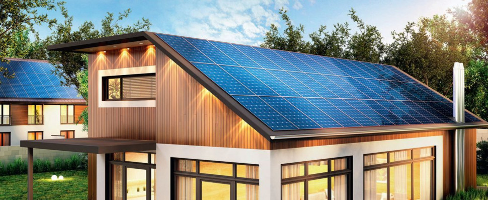 Zastosowanie pokrycia solarnego powala uzyskać estetyczny dach o jednolitej formie