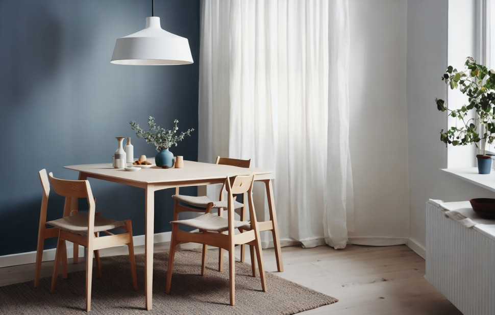 Kombinacja bieli z intensywnym kolorem pozwala nadać wnętrzu bardziej charakterystyczny wygląd