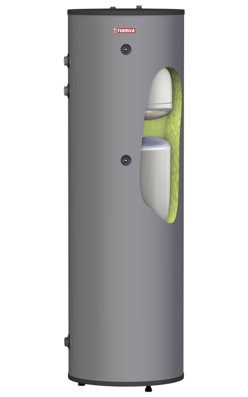 Zbiornik kombinowany do pomp ciepła WW230Z95 - przekrój