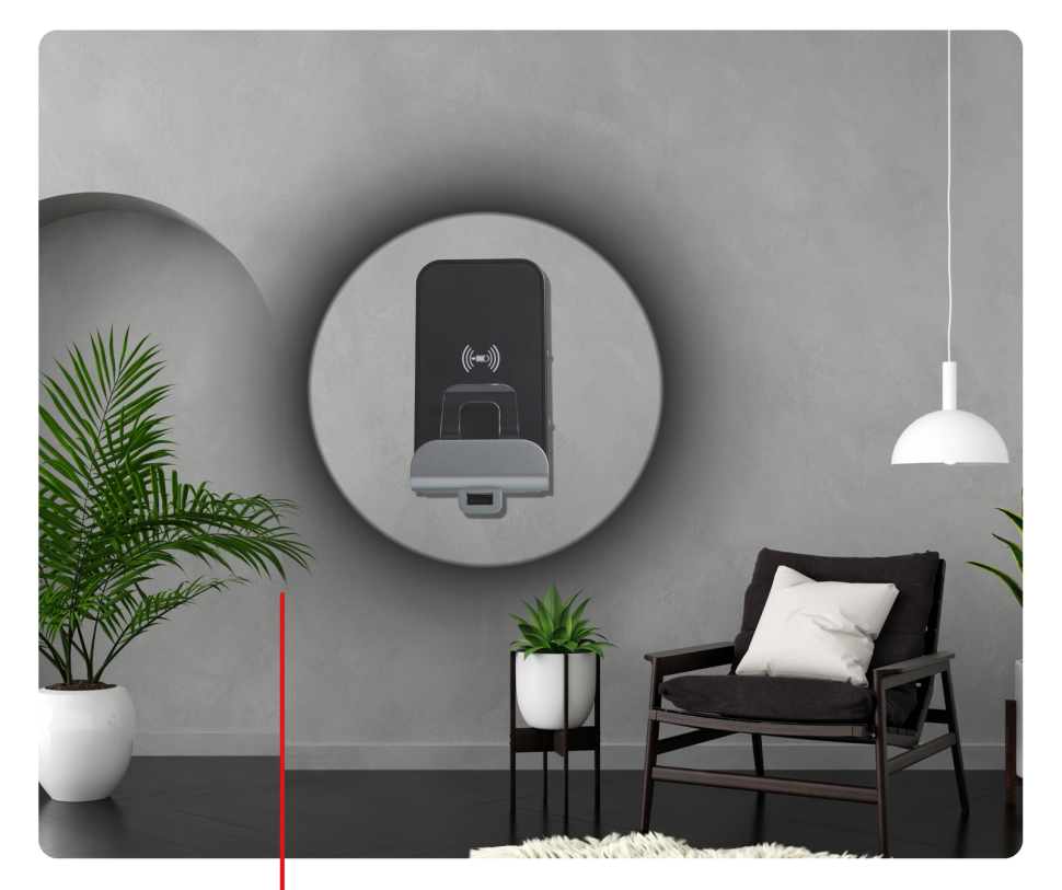 Nowoczesna ładowarka indukcyjna SUNO z USB