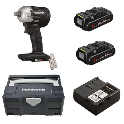 Klucz udarowy 18V Panasonic EY75A8 1/2 cal + Systainer + 2x 3.0Ah + ładowarka
