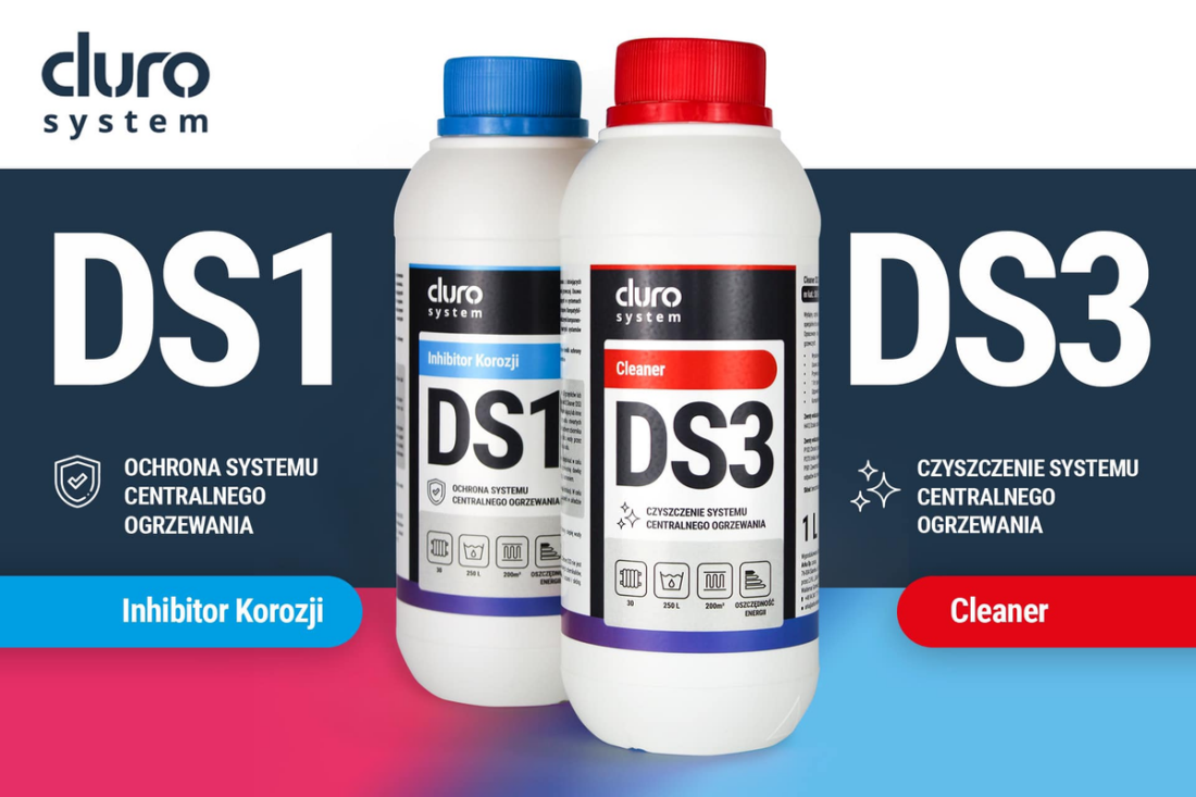 Inhibitor DS1 i Cleaner DS3 - chemia instalacyjna
