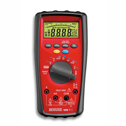 Miernik uniwersalny BENNING MM 7-1, cyfrowy z akcesoriami