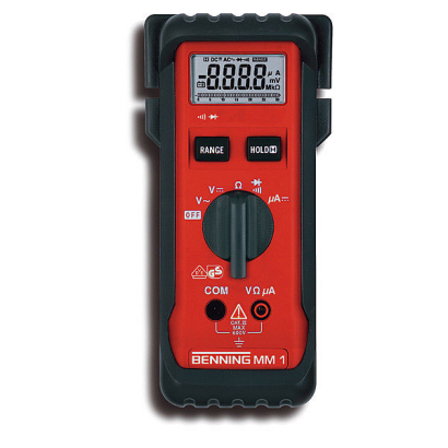 Miernik uniwersalny BENNING MM 1, cyfrowy z akcesoriami
