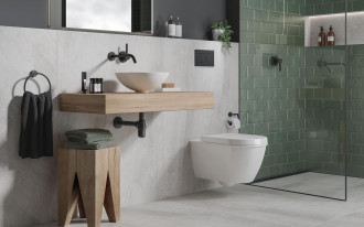 Nowe syfony umywalkowe firmy Viega w kolorze czarny mat