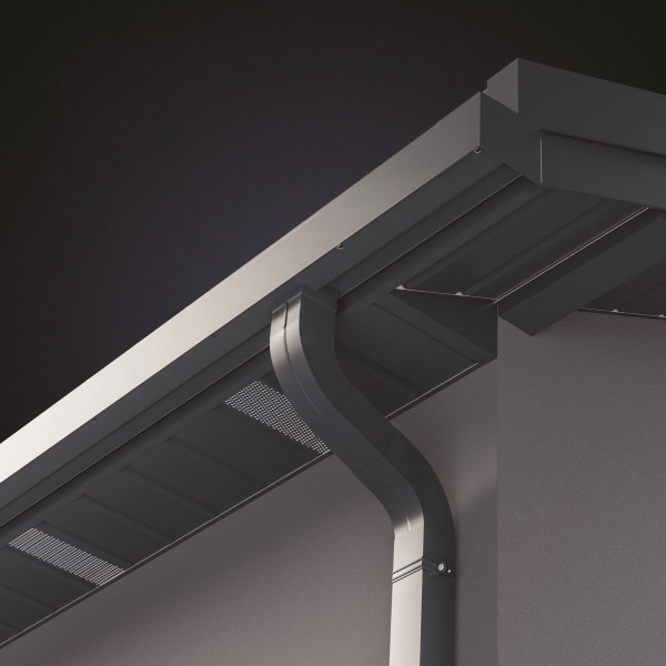 Rynna kwadratowa NIAGARA przy okapie