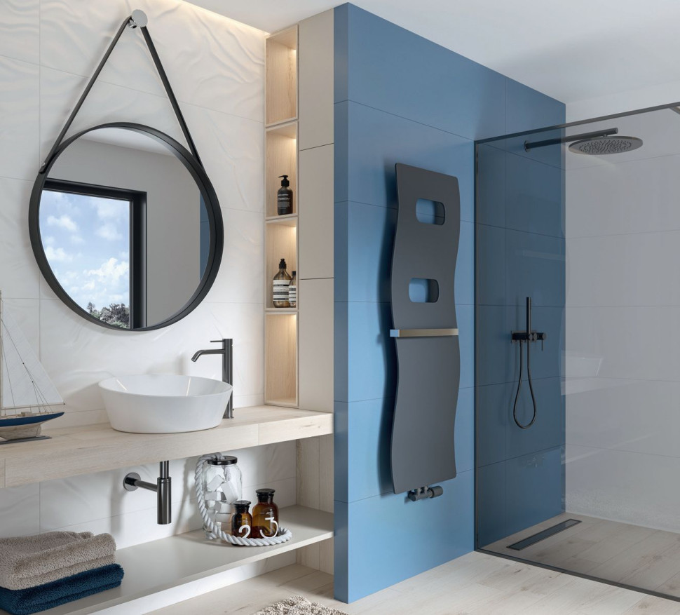 Grzejnik łazienkowy z kolekcji Figuresse