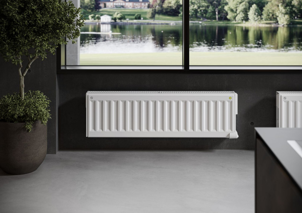 Grzejnik Purmo Yali Digital Plus z perforowaną płytą