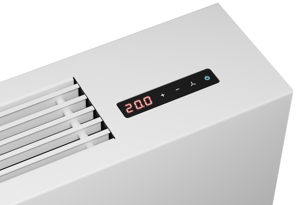 Grzejnik PowerKon LT ma wbudowany sterownik, dzieki czemu łatwo ustawimy komfortową dla nas temperaturę