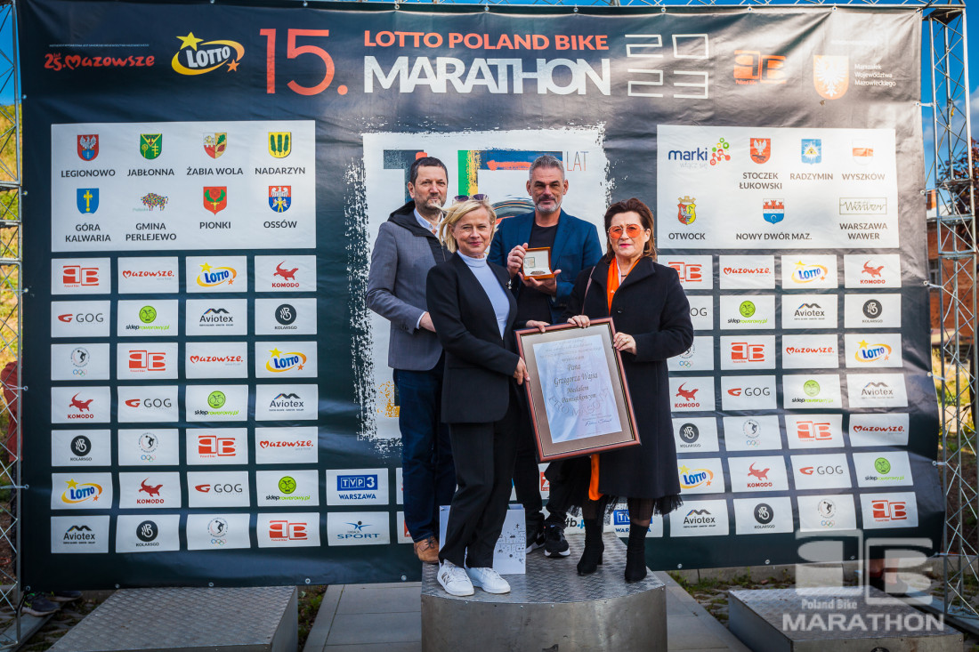 Organizator Poland Bike Marathon, Grzegorz Wajs, uhonorowany prestiżowym medalem Pro Masovia