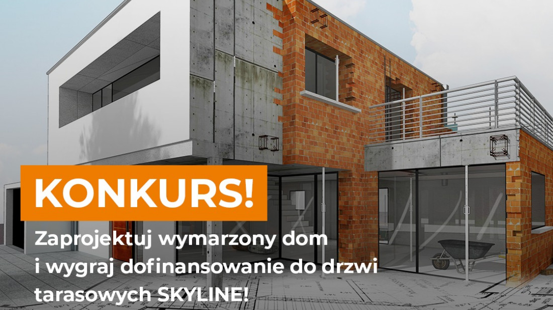 Konkurs Aluprof i KRISPOL: zaprojektuj dom z cichym luksusem i zdobądź dofinansowanie na drzwi tarasowe SKYLINE o wartości 70 000 zł!