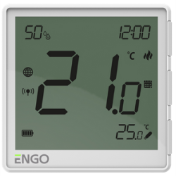 EONEBATW - internetowy, natynkowy regulator temperatury ZigBee, akumulatorowy