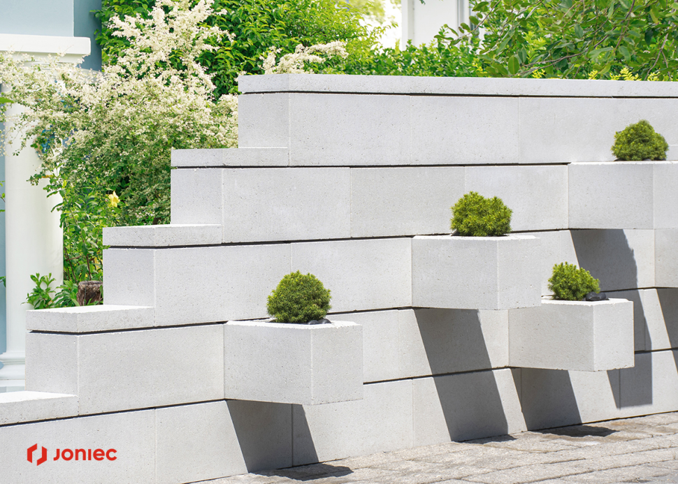 Bloczki ROMA Horizon w kolorze białym