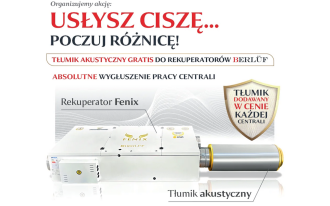 Tłumik akustyczny do rekuperacji