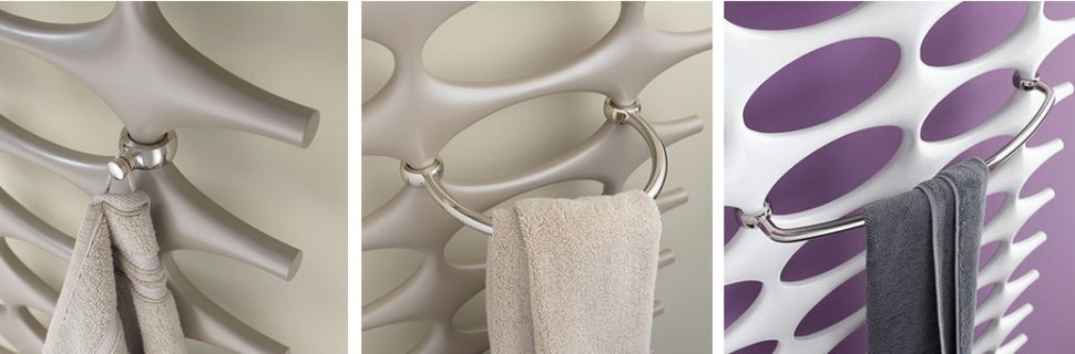 Unikalne wzornictwo grzejnika Ideos - przystosowanego do zasilania elektrycznego. KEMI